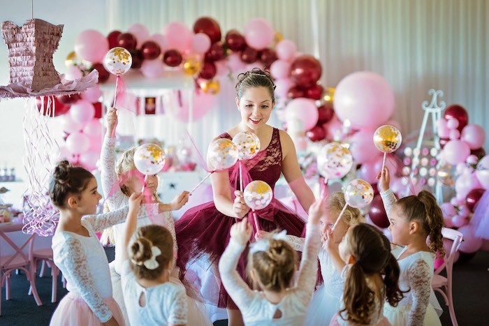 Фотозона Балерина на день рождения девочке