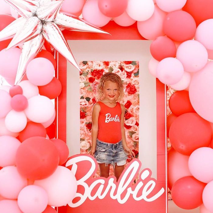 Фотозона Барби Ранчо на день рождения девочки