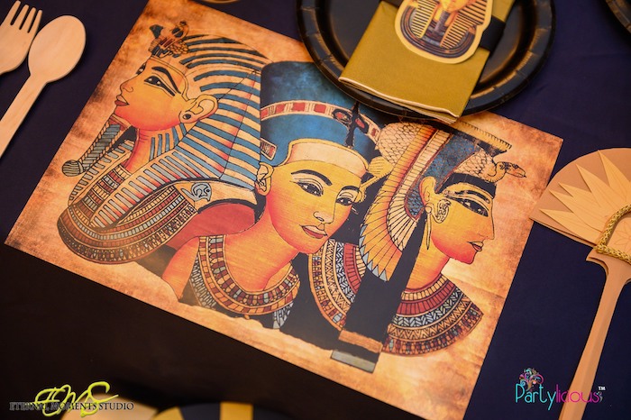 Фотозона в стиле древнего Египта