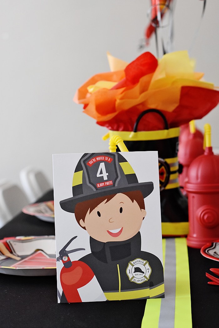 Детский день рождения в стиле 🧑‍🚒 Пожарных 🚒