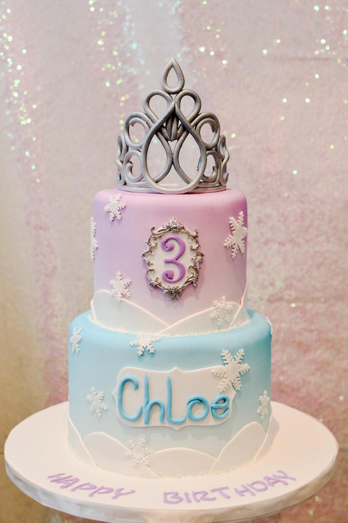 Фотозона Frozen на день рождения девочке