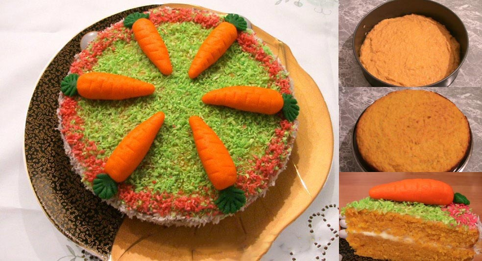 Оригинальный морковный торт. Фото с сайта www.say7.info 