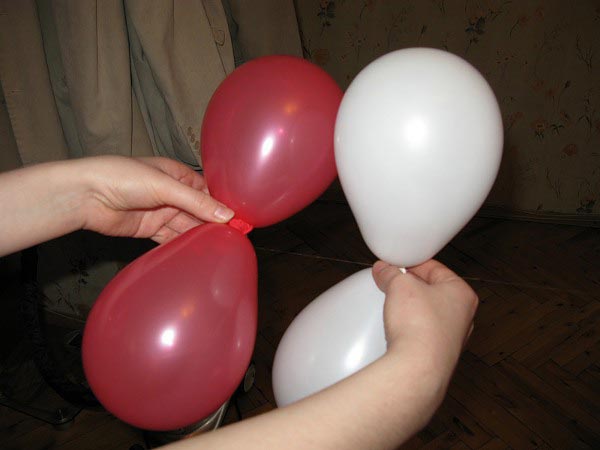 Как соединить два шара. Фото с сайта womanadvice.ru 
